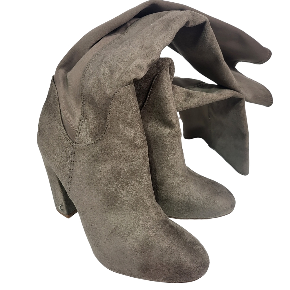 Circus by Sam Edelman Clairmont Tall Dress Boots Grey 7 - Picture 3 of 5